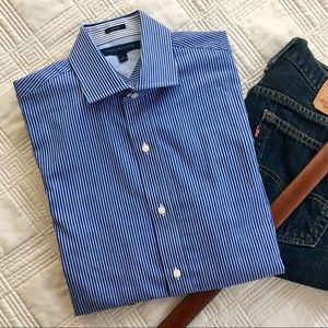 Tommy Hilfiger Slim Fit Stripe Button-down Shirt